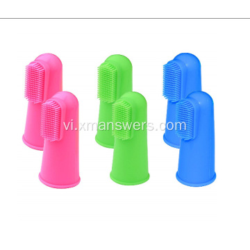 100% silicone thân thiện với môi trường dành cho trẻ em / trẻ em Bàn chải đánh răng Cấp thực phẩm